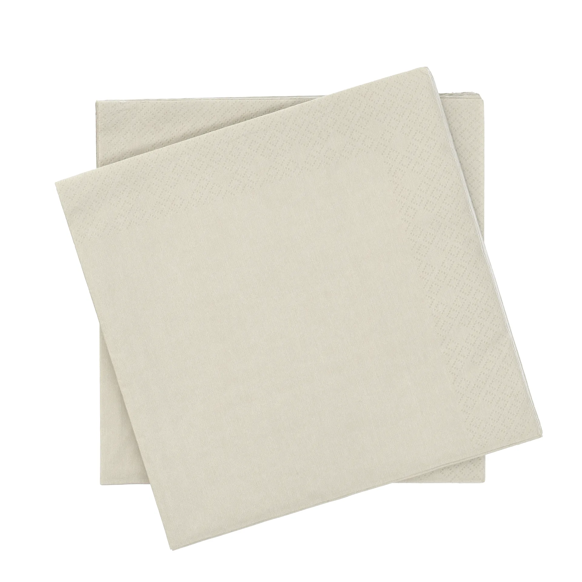 Plain papirserviett, Beige, 20-pakning, 40x40 cm Scandi Essentials