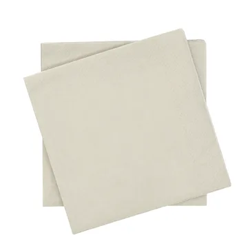 Plain papirserviett - Beige, 20-pakning, 40x40 cm - Scandi Essentials