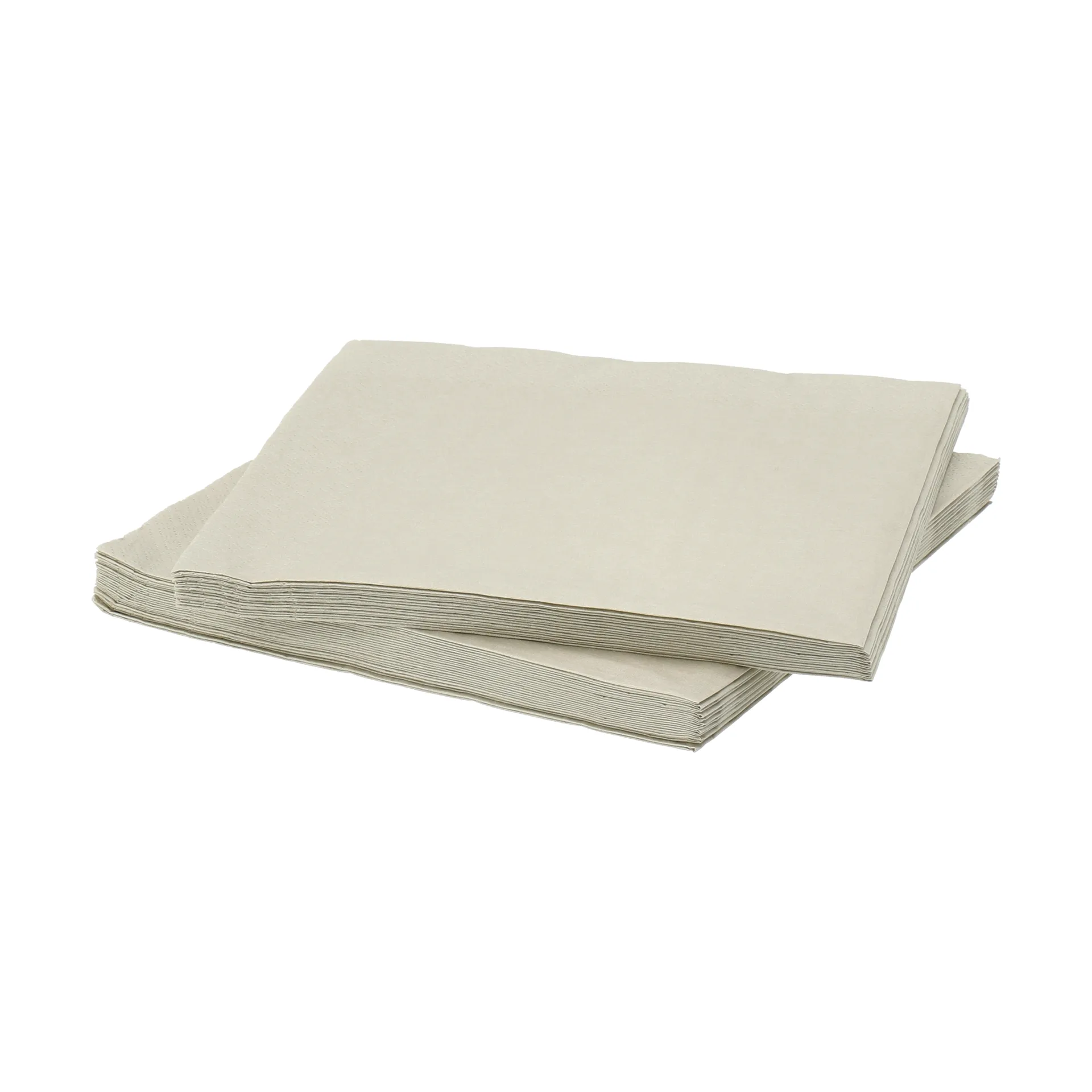 Plain papirserviett, Beige, 20-pakning, 40x40 cm Scandi Essentials