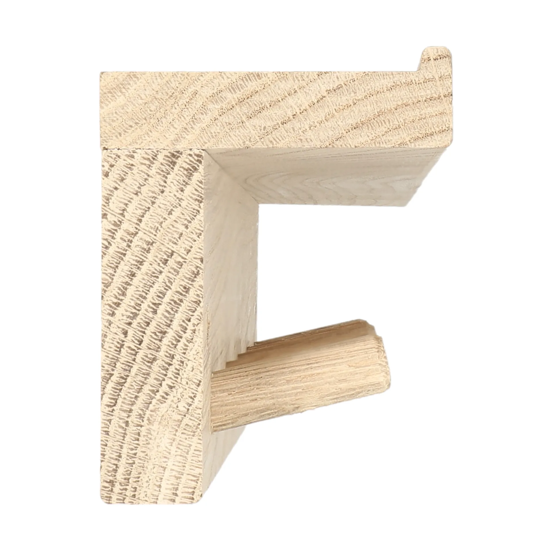 Alley knaggerekke med hylle, Eik Scandi Living