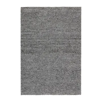 Braided ullteppe mørk grå - 170x240 cm - Scandi Living