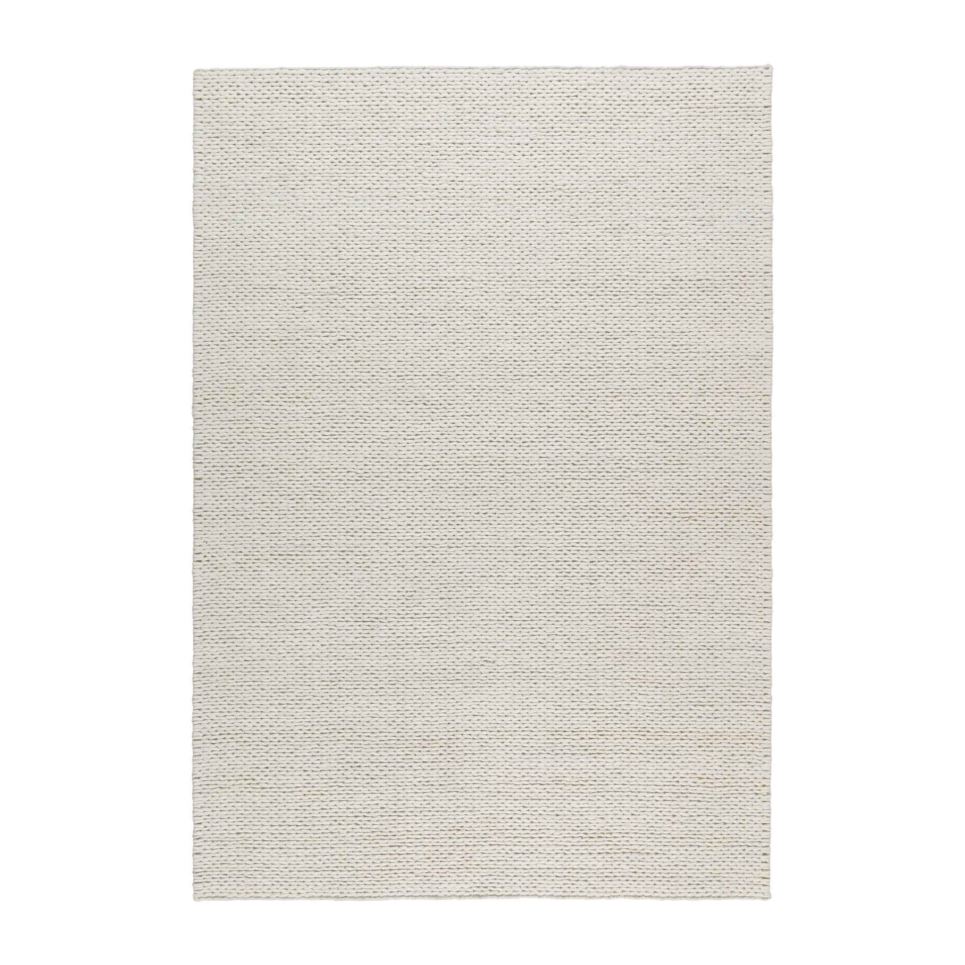 Braided ullteppe naturhvit, 170x240 cm Scandi Living