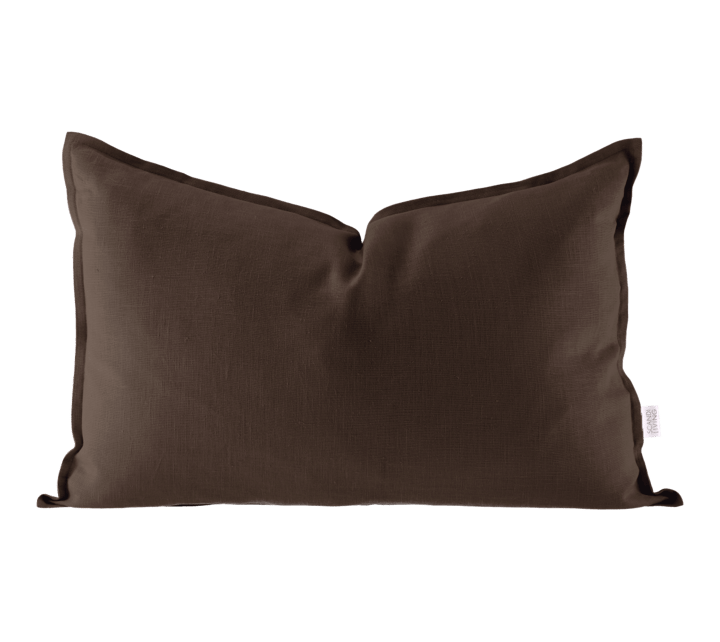 Calm putetrekk lin 40 x 60 cm,  - Chocolate Brown - Scandi Living