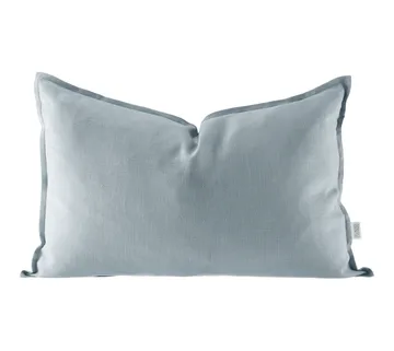 Calm putetrekk lin 40 x 60 cm,  - Sky Blue - Scandi Living