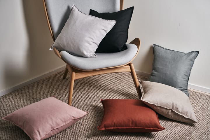 Calm putetrekk lin 50 x 50 cm, Carbon Scandi Living
