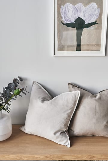 Calm putetrekk lin 50 x 50 cm - Greige - Scandi Living