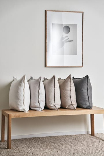 Calm putetrekk lin 50 x 50 cm - Greige - Scandi Living