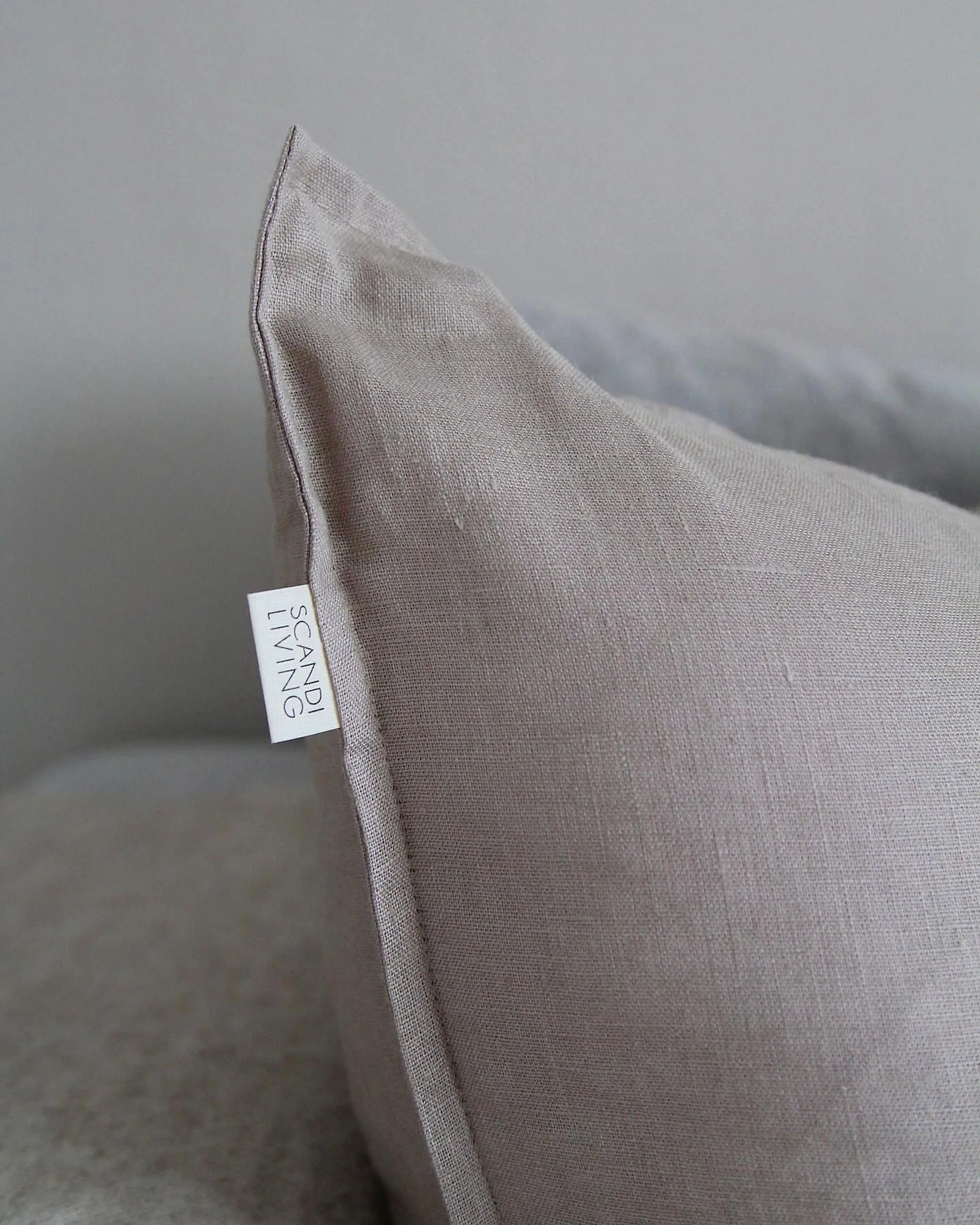 Calm putetrekk lin 50 x 50 cm, Sand  Scandi Living