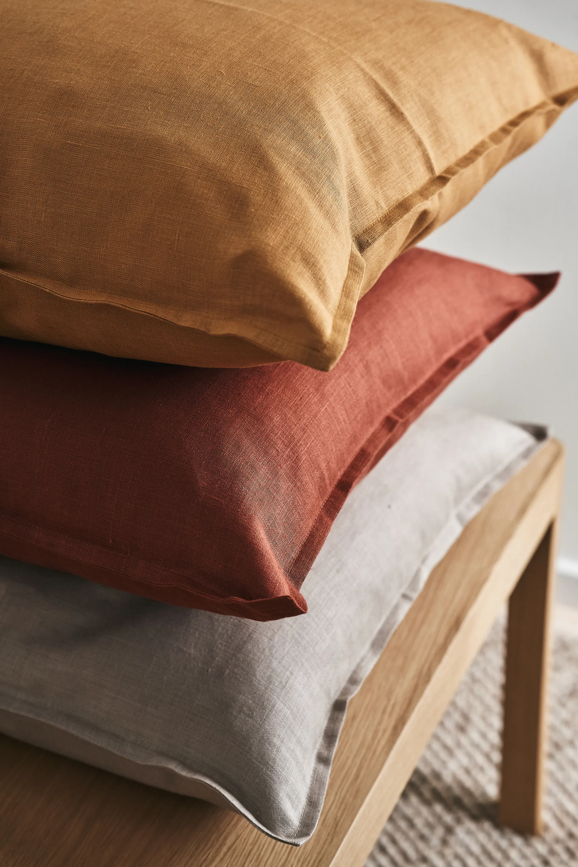 Calm putetrekk lin 50 x 50 cm, Sand  Scandi Living