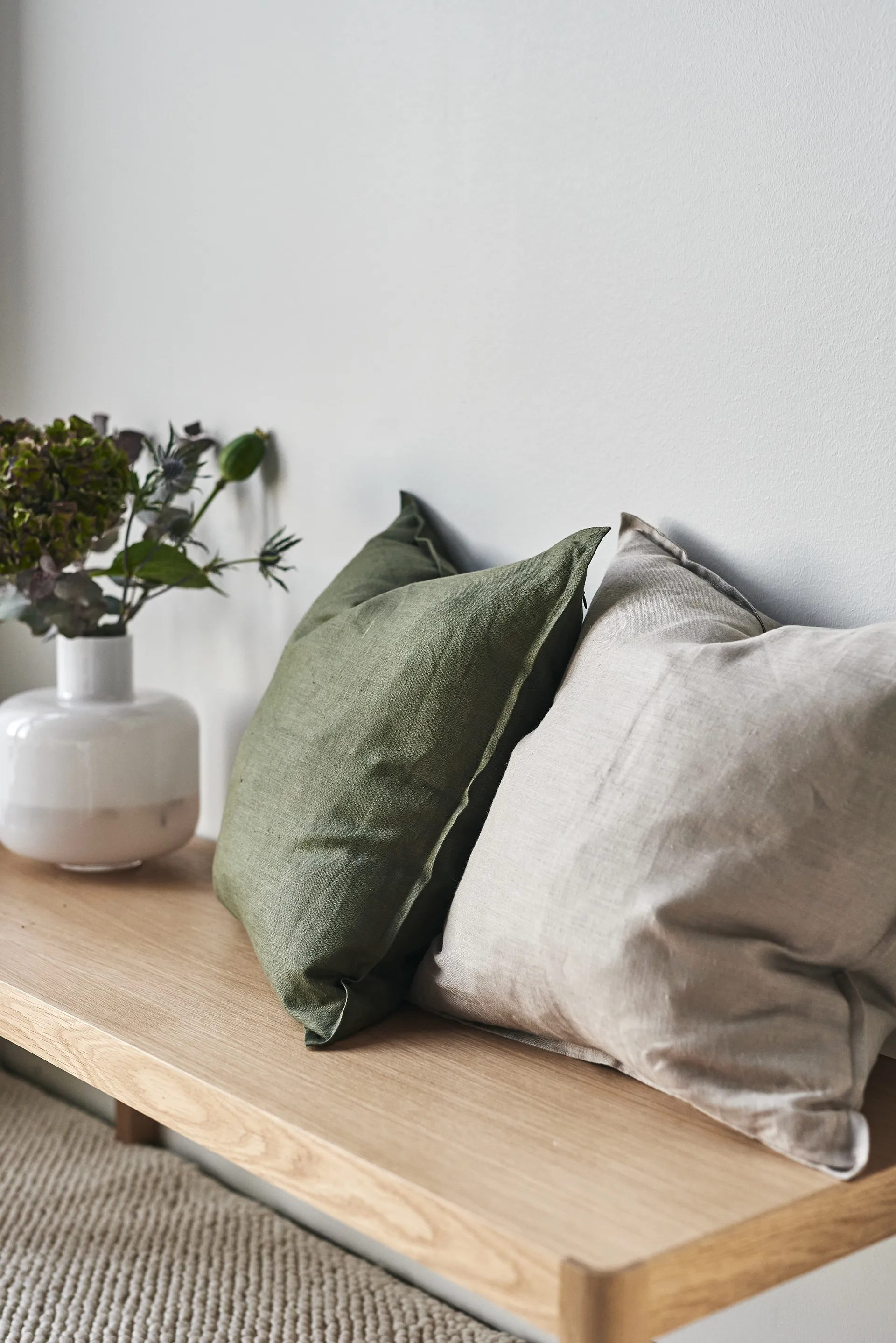 Calm putetrekk lin 50 x 50 cm, Sand  Scandi Living