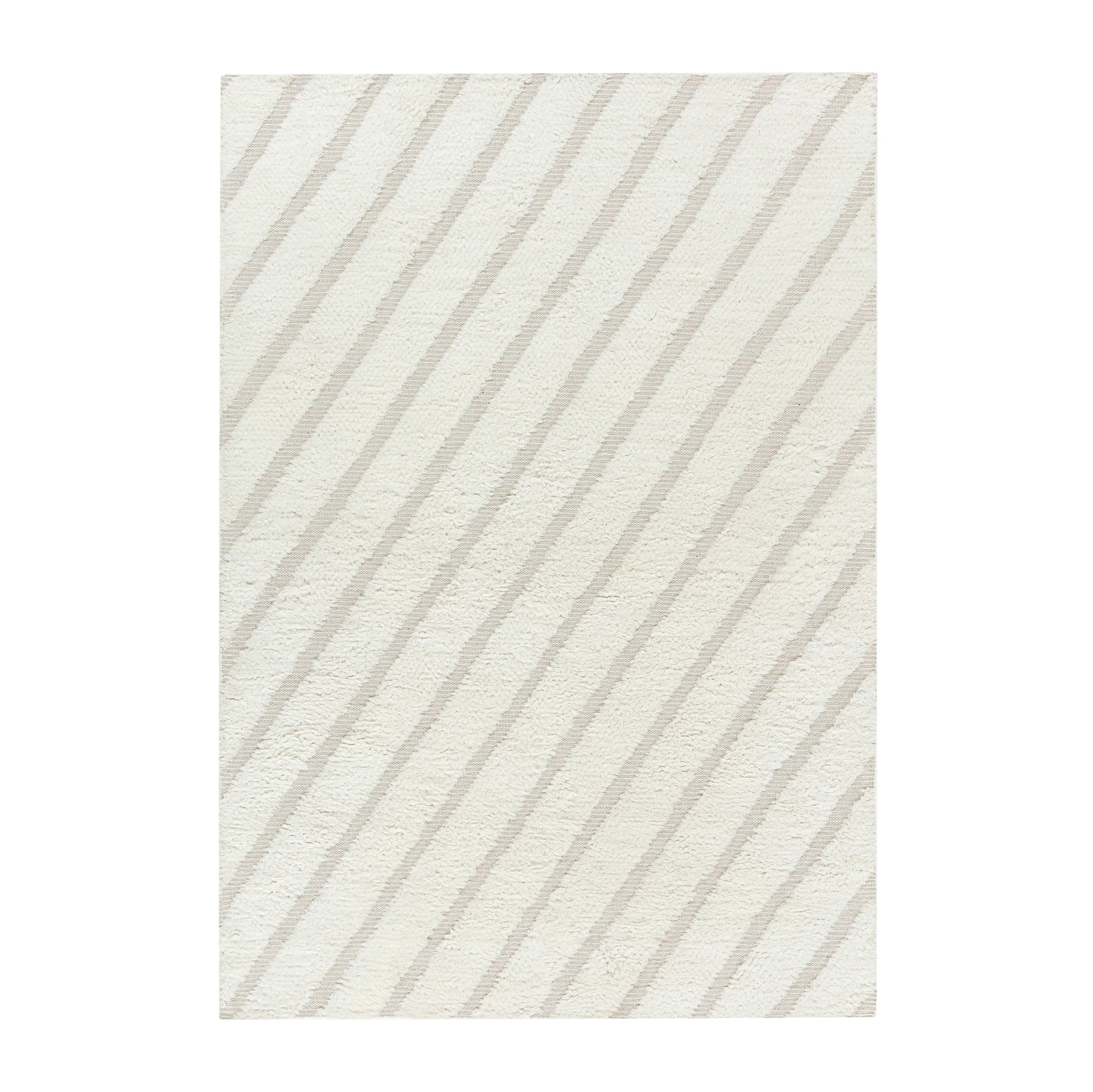 Cozy line ullteppe naturhvit, 200x300 cm Scandi Living