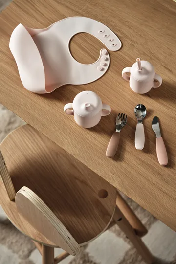 Dine bestikksett silikon 3 deler - Blush - Scandi Living