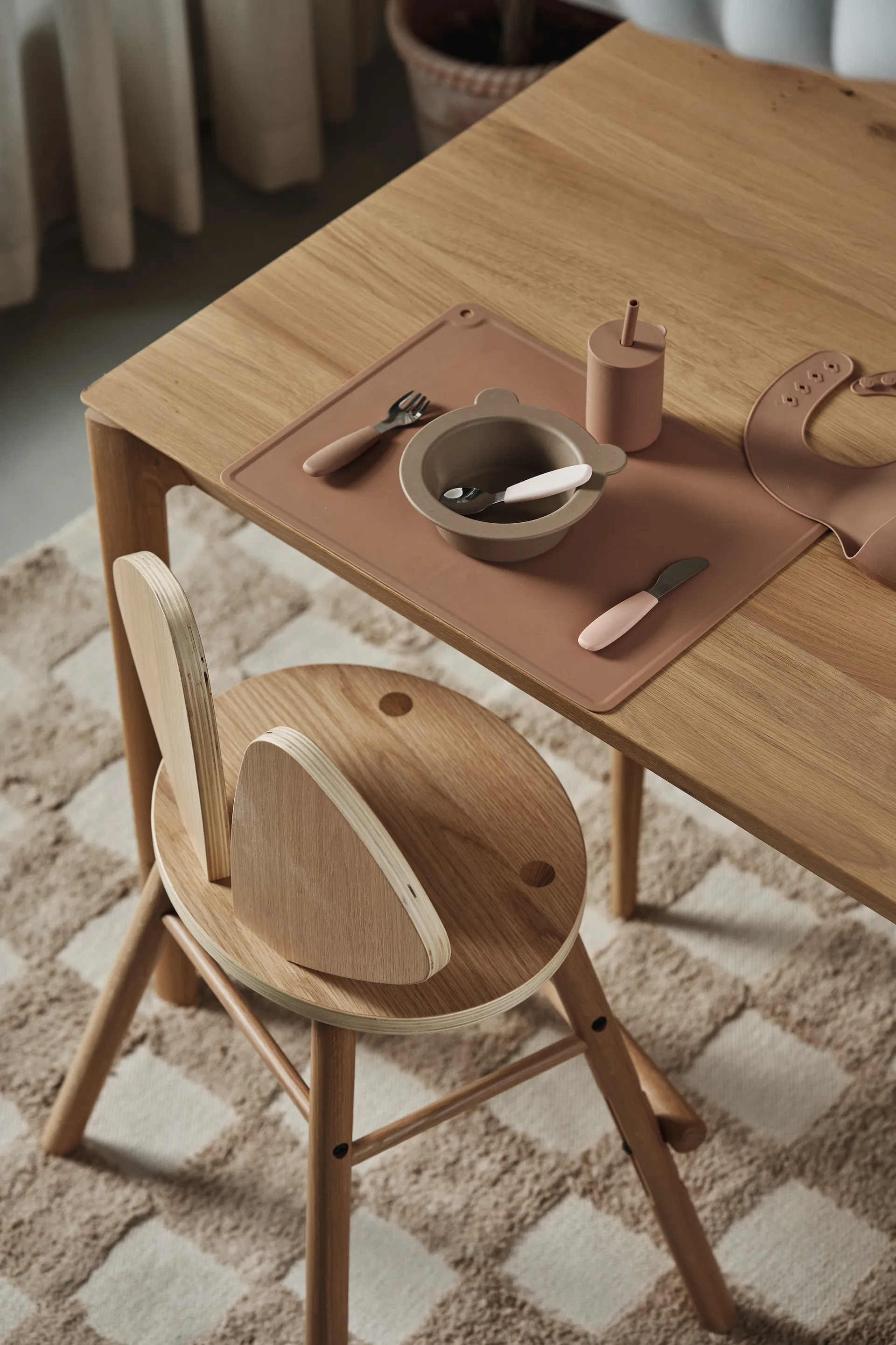 Dine bestikksett silikon 3 deler, Blush Scandi Living
