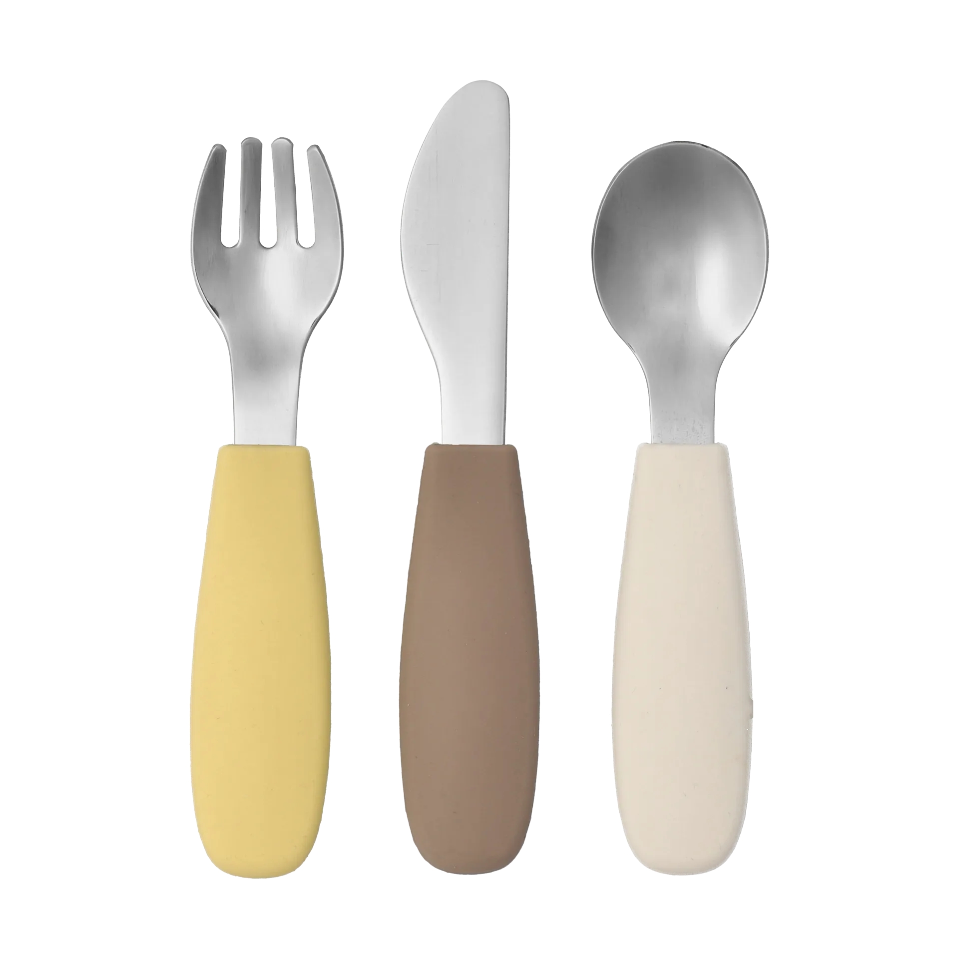 Dine bestikksett silikon 3 deler, Taupe Scandi Living