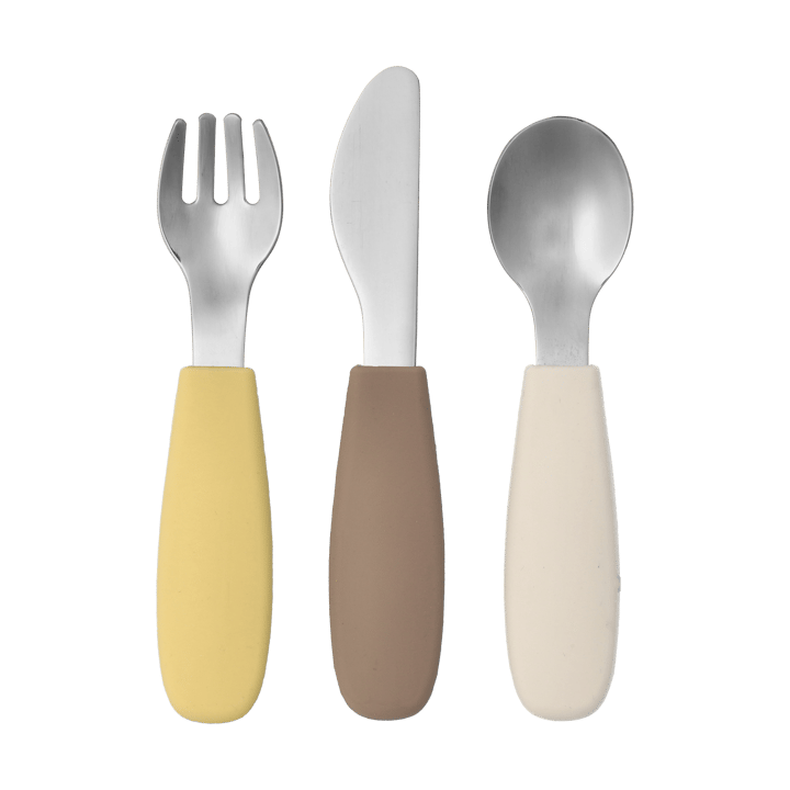 Dine bestikksett silikon 3 deler - Taupe - Scandi Living