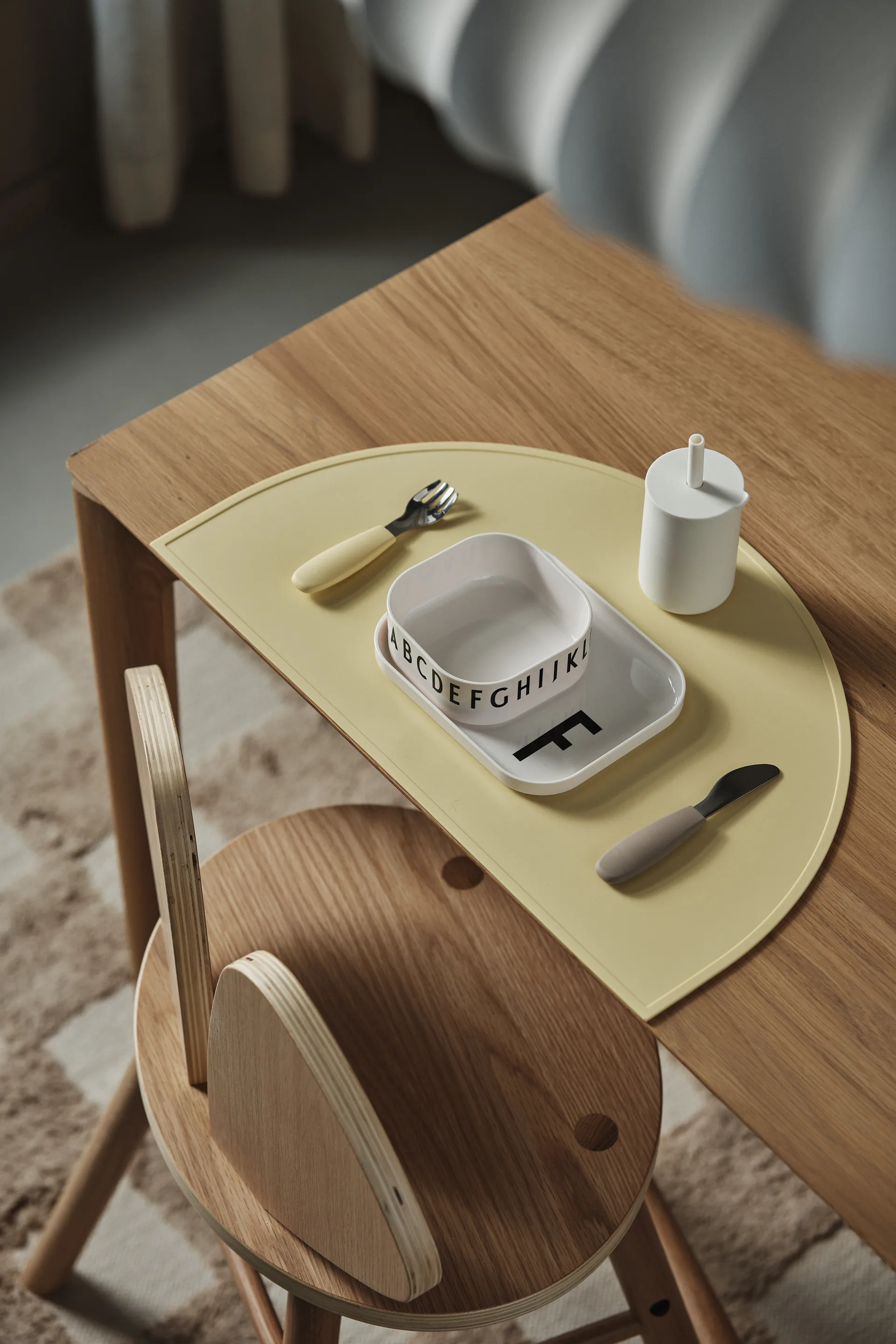 Dine bestikksett silikon 3 deler, Taupe Scandi Living