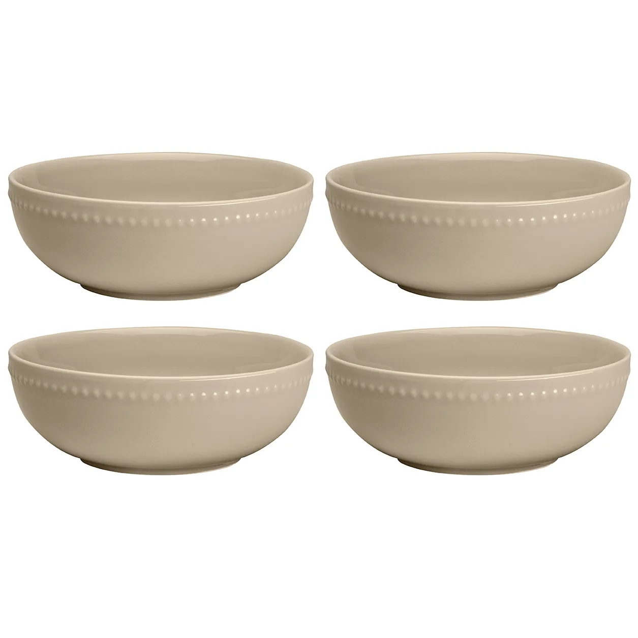 Dots frokostbolle 60 cl 4 stk., Beige Scandi Living