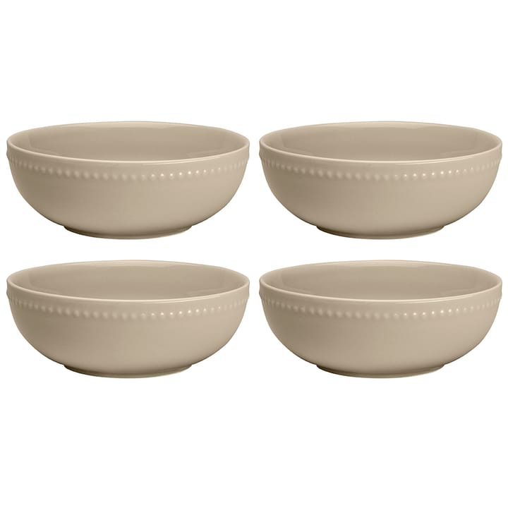 Dots frokostbolle 60 cl 4 stk., beige Scandi Living