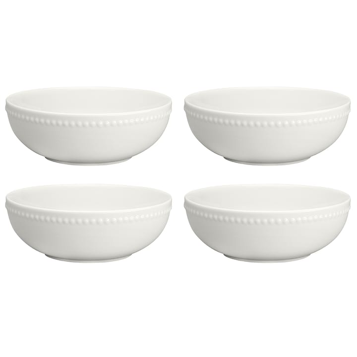 Dots frokostbolle 60 cl 4 stk. - Kremhvit - Scandi Living