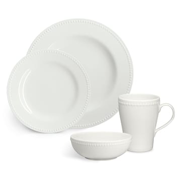 Dots frokostbolle 60 cl 4 stk. - Kremhvit - Scandi Living