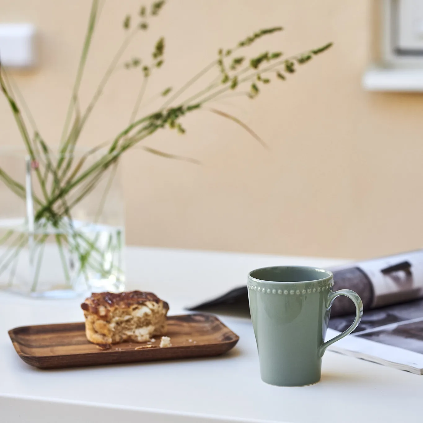 Dots krus 35 cl 4 stk., Grønt Scandi Living