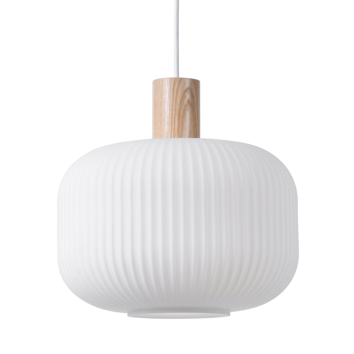 Scandi Living Fair taklampe Ø 30 cm Frostat glass-ask