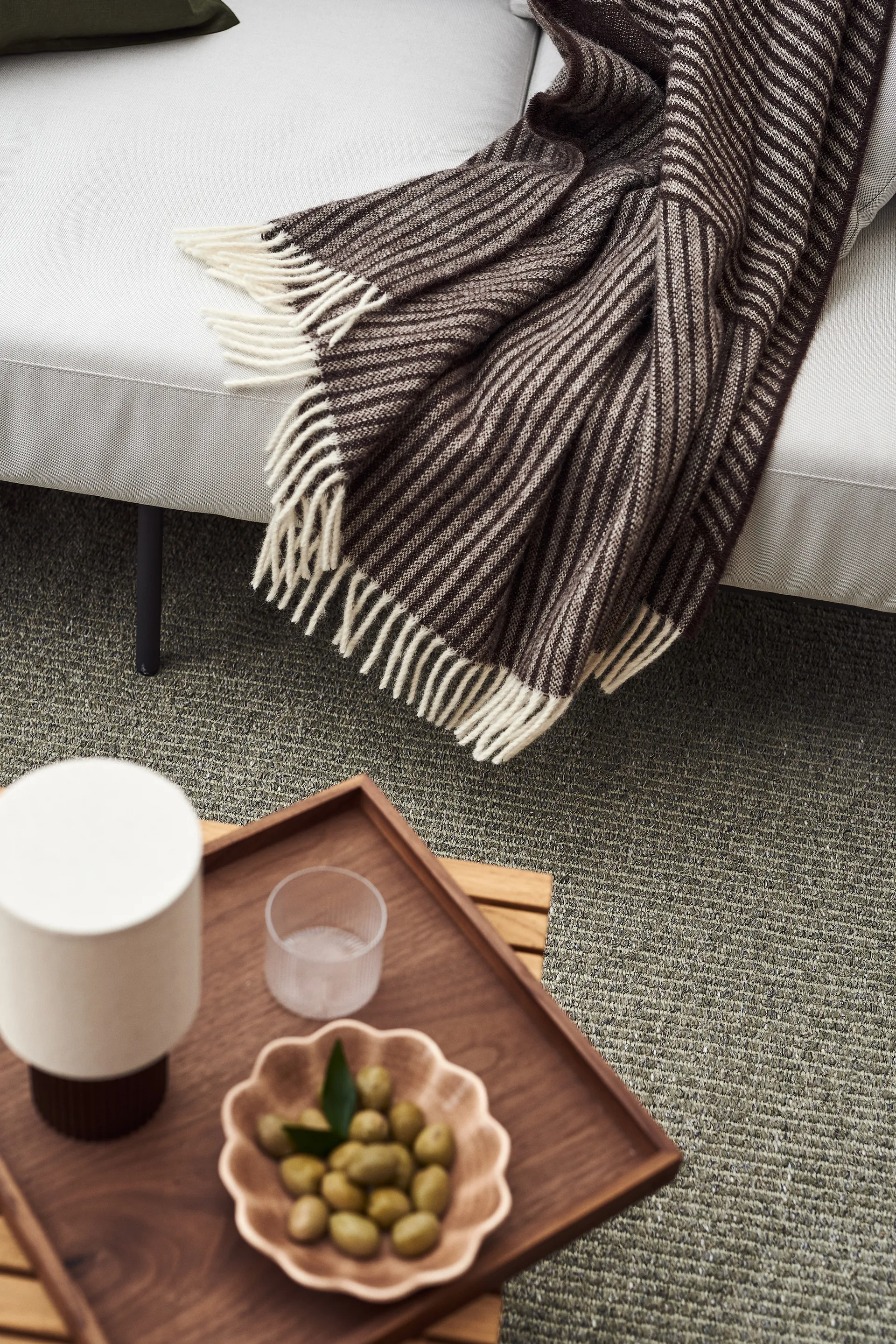 Fallow teppe dusty green, 150 x 220 cm Scandi Living