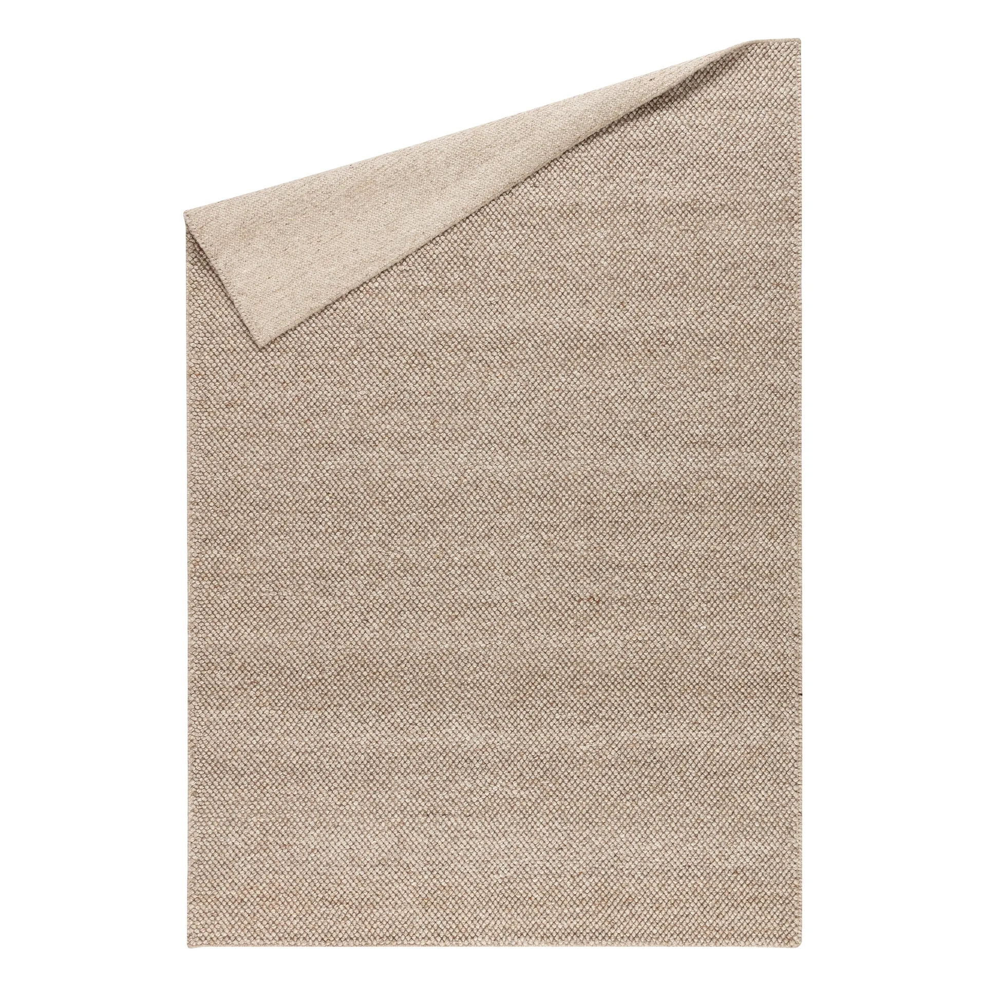 Flock ullteppe beige, 170x240 cm Scandi Living