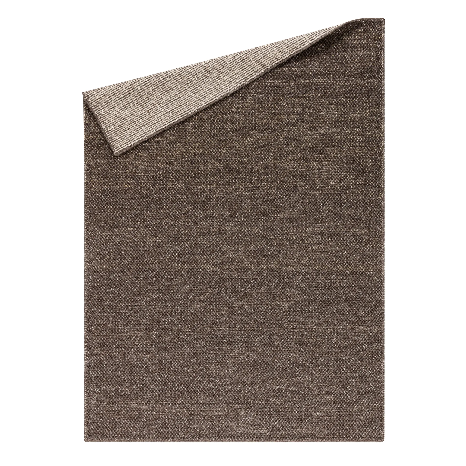 Flock ullteppe naturbrun, 170x240 cm Scandi Living