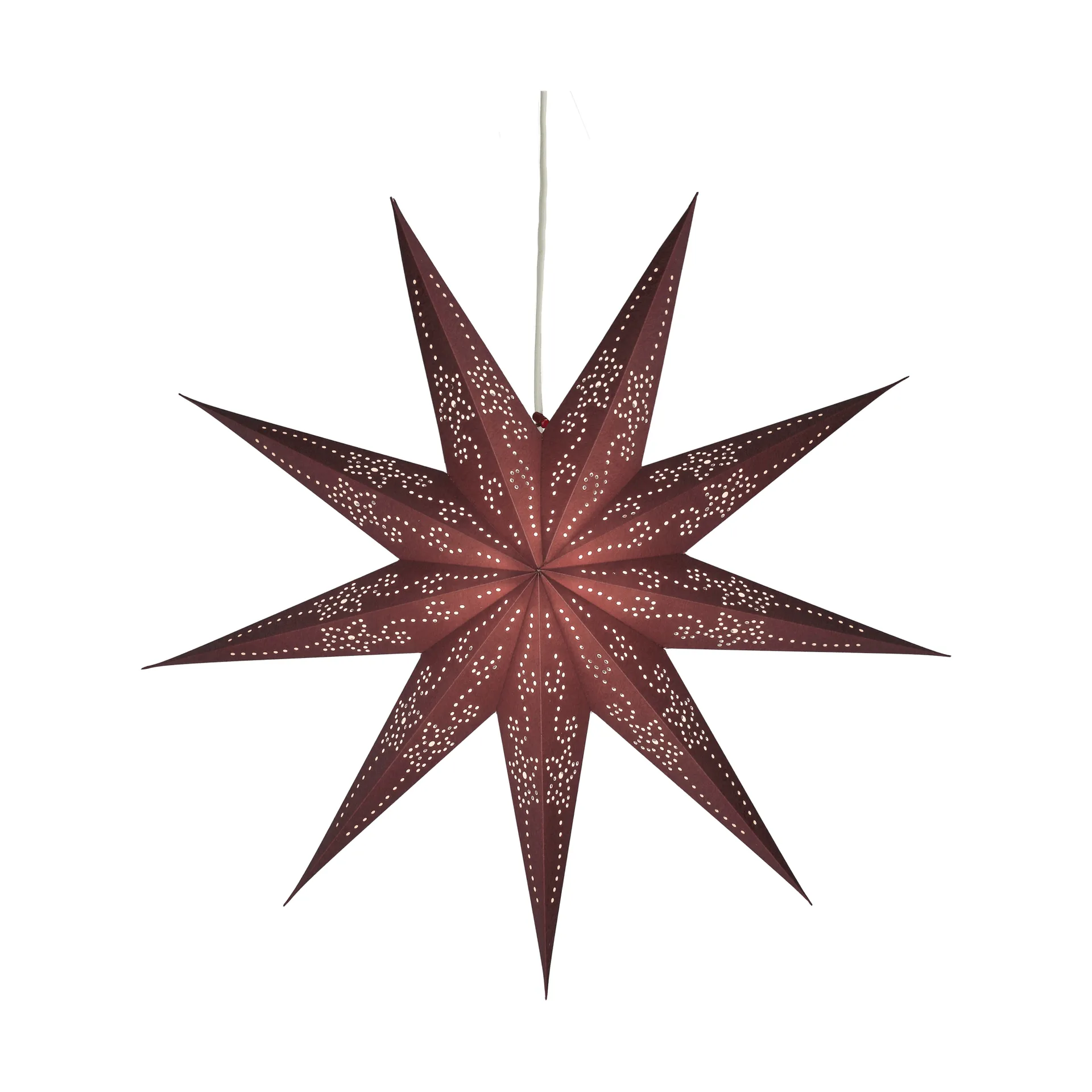 Folk adventsstjerne, Burgundy, Ø45 cm Scandi Living