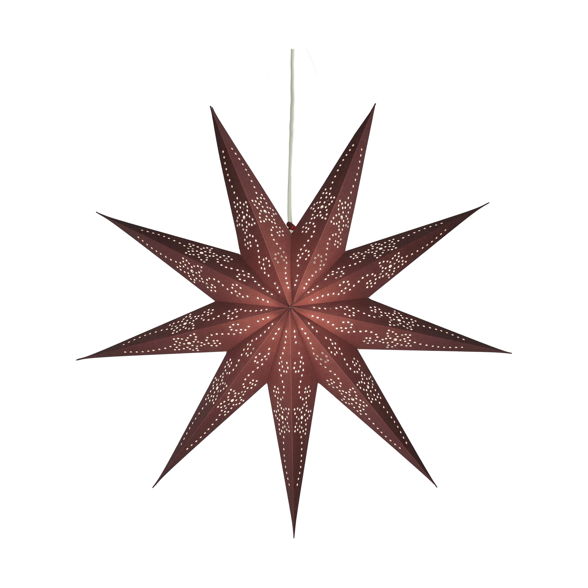 Folk adventsstjerne, Burgundy, Ø60 cm Scandi Living