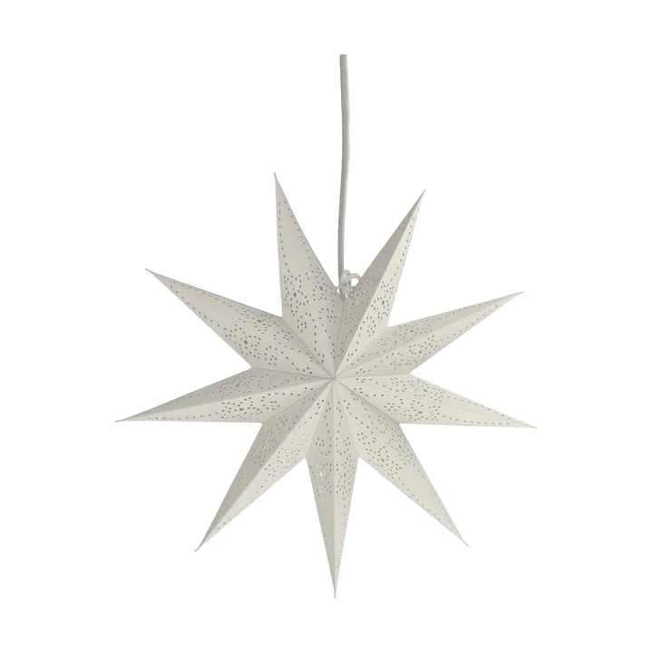 Folk adventsstjerne - Hvit, Ø45 cm - Scandi Living