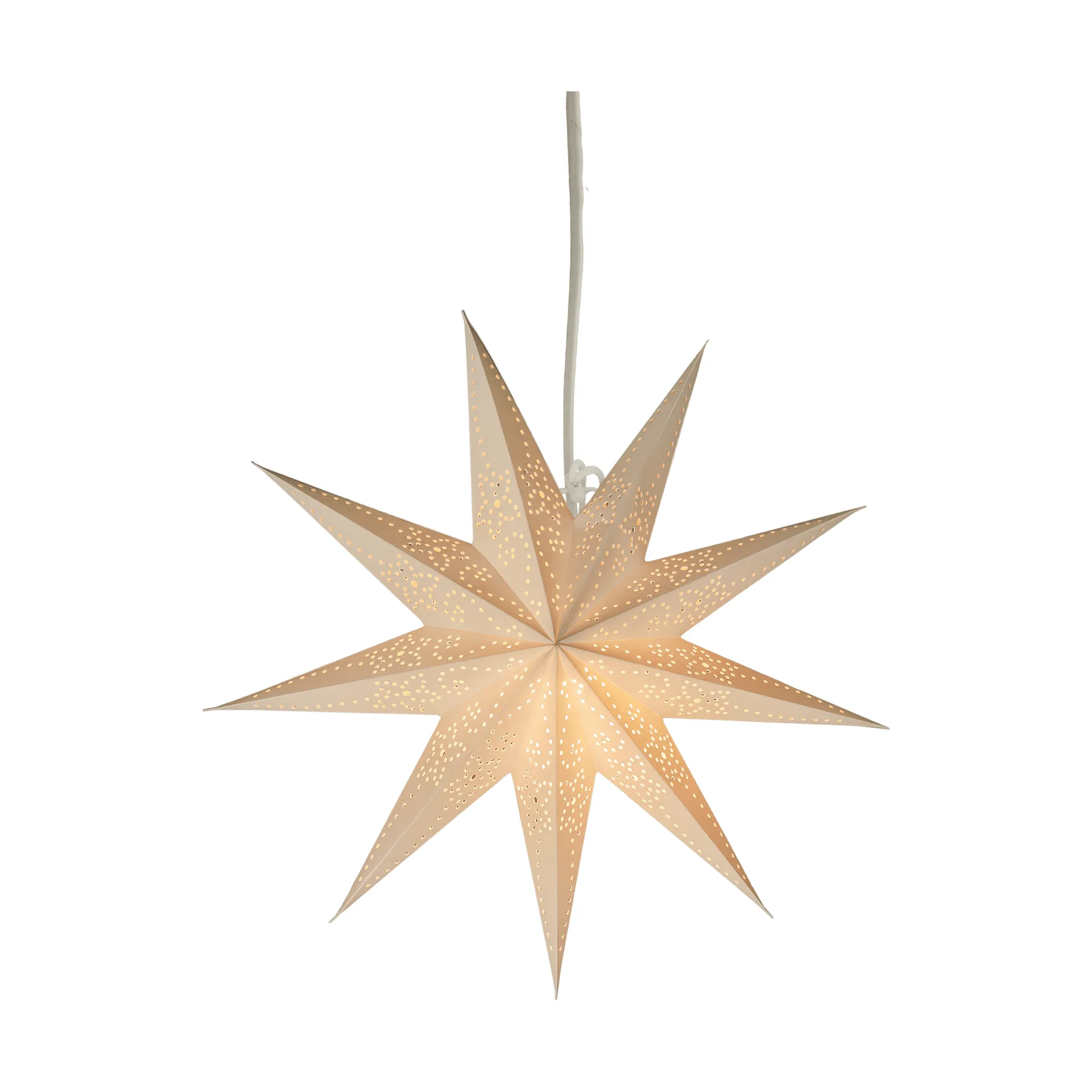 Folk adventsstjerne, Hvit, Ø45 cm Scandi Living
