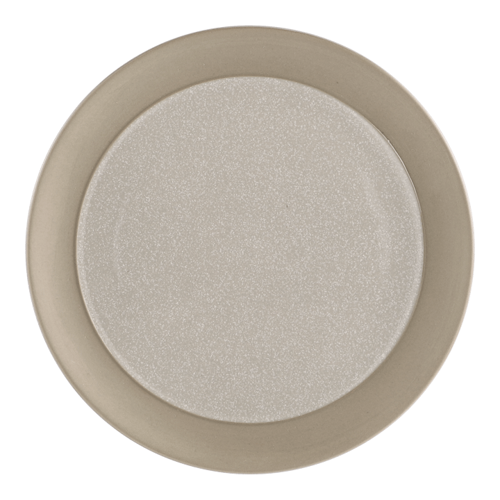 Fossil asjett Ø 21 cm - Beige - Scandi Living