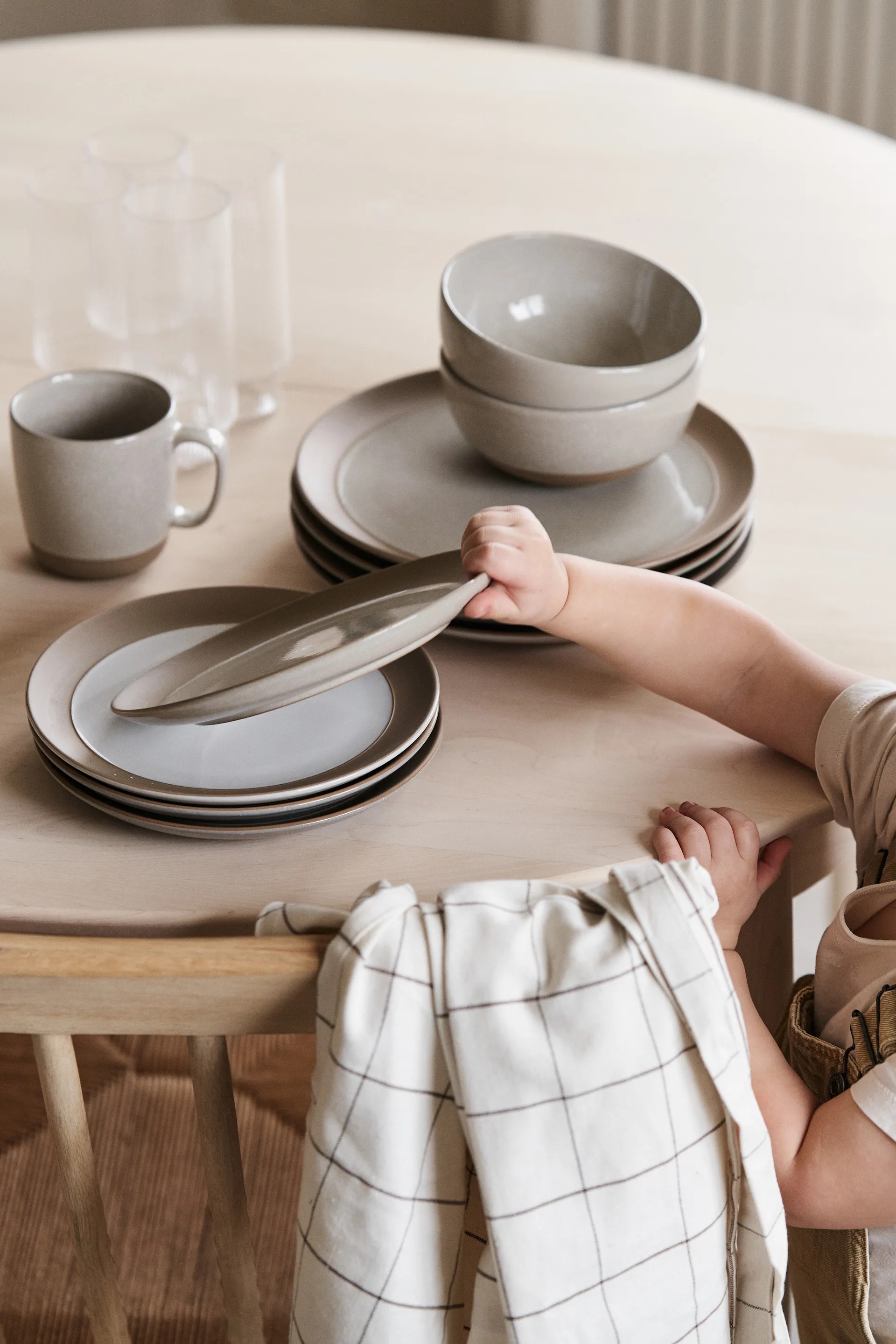 Fossil asjett Ø 21 cm, Hvit Scandi Living