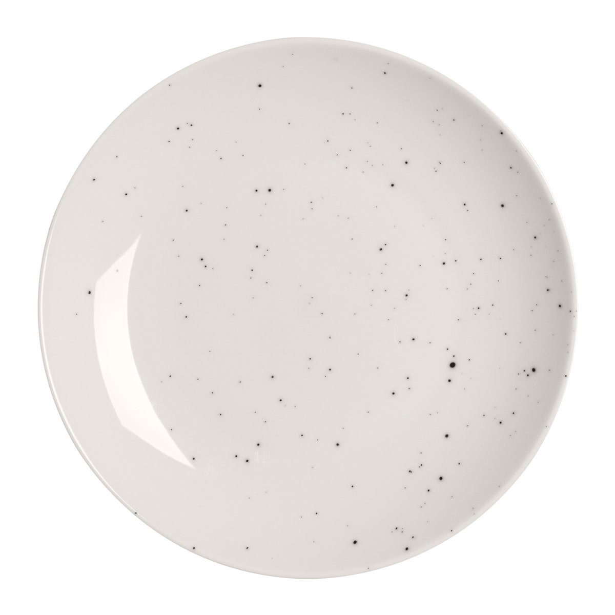 Scandi Living Freckle asjett Ø20 cm Hvit