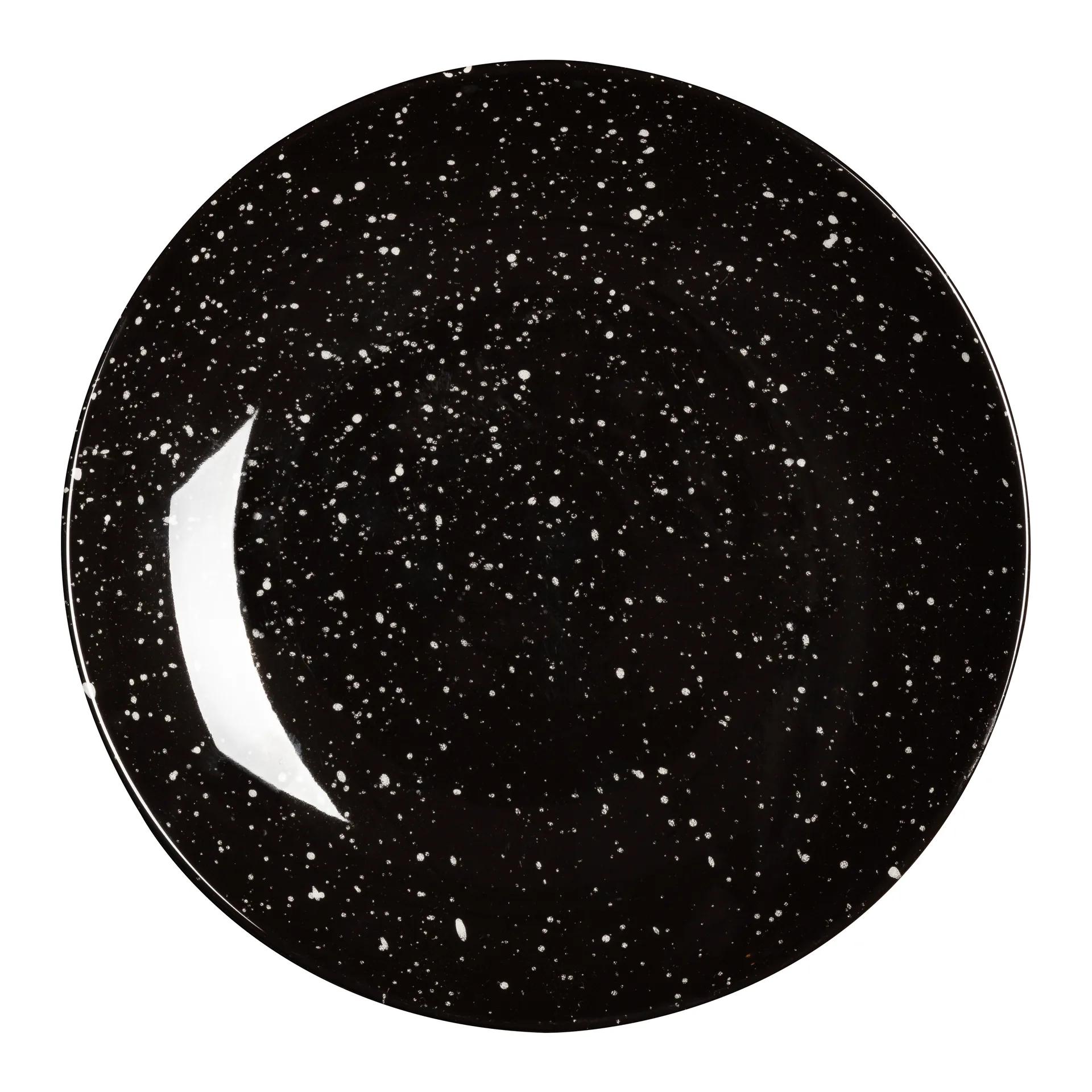 Freckle asjett Ø20 cm, Svart Scandi Living