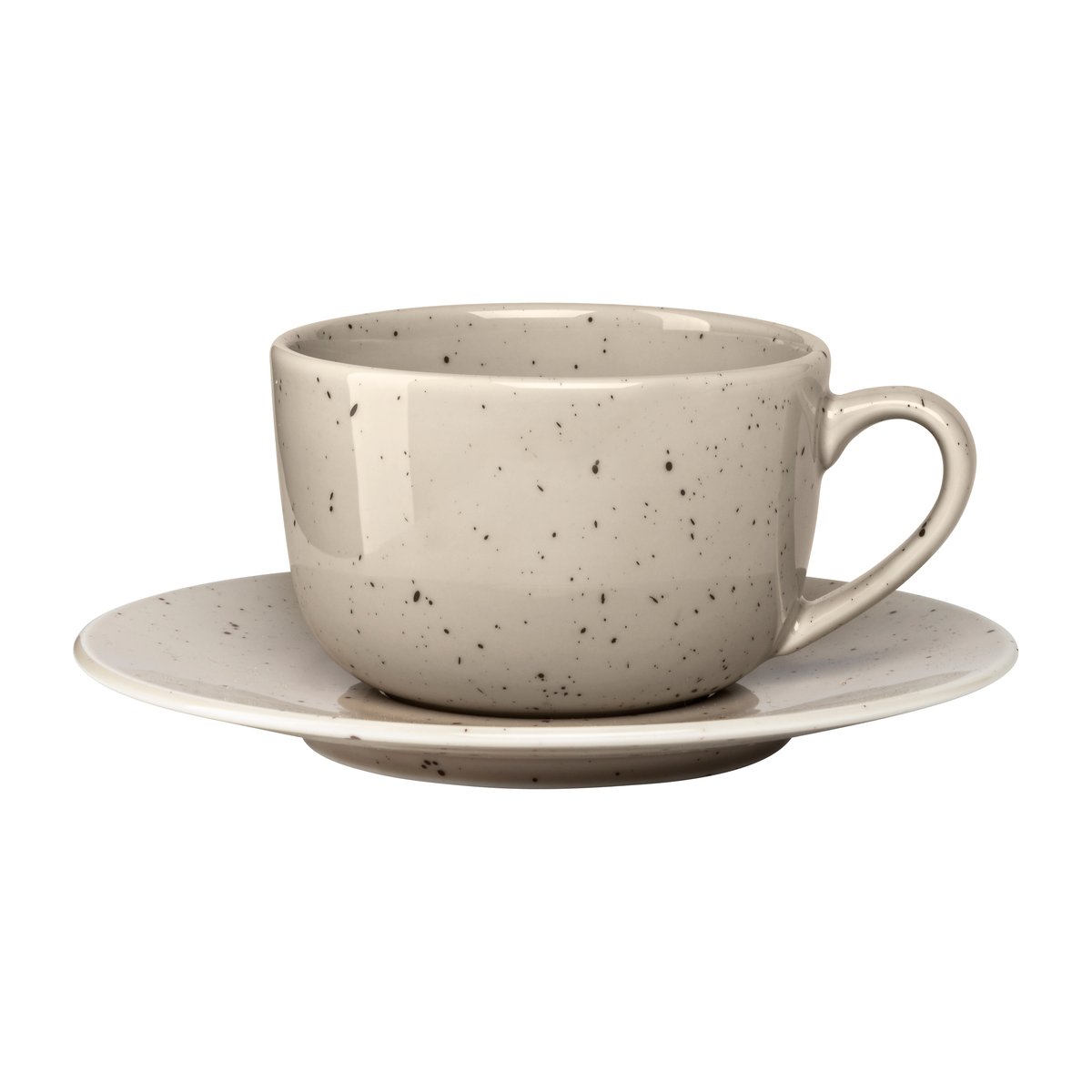Scandi Living Freckle kopp med skål 26 cl Beige