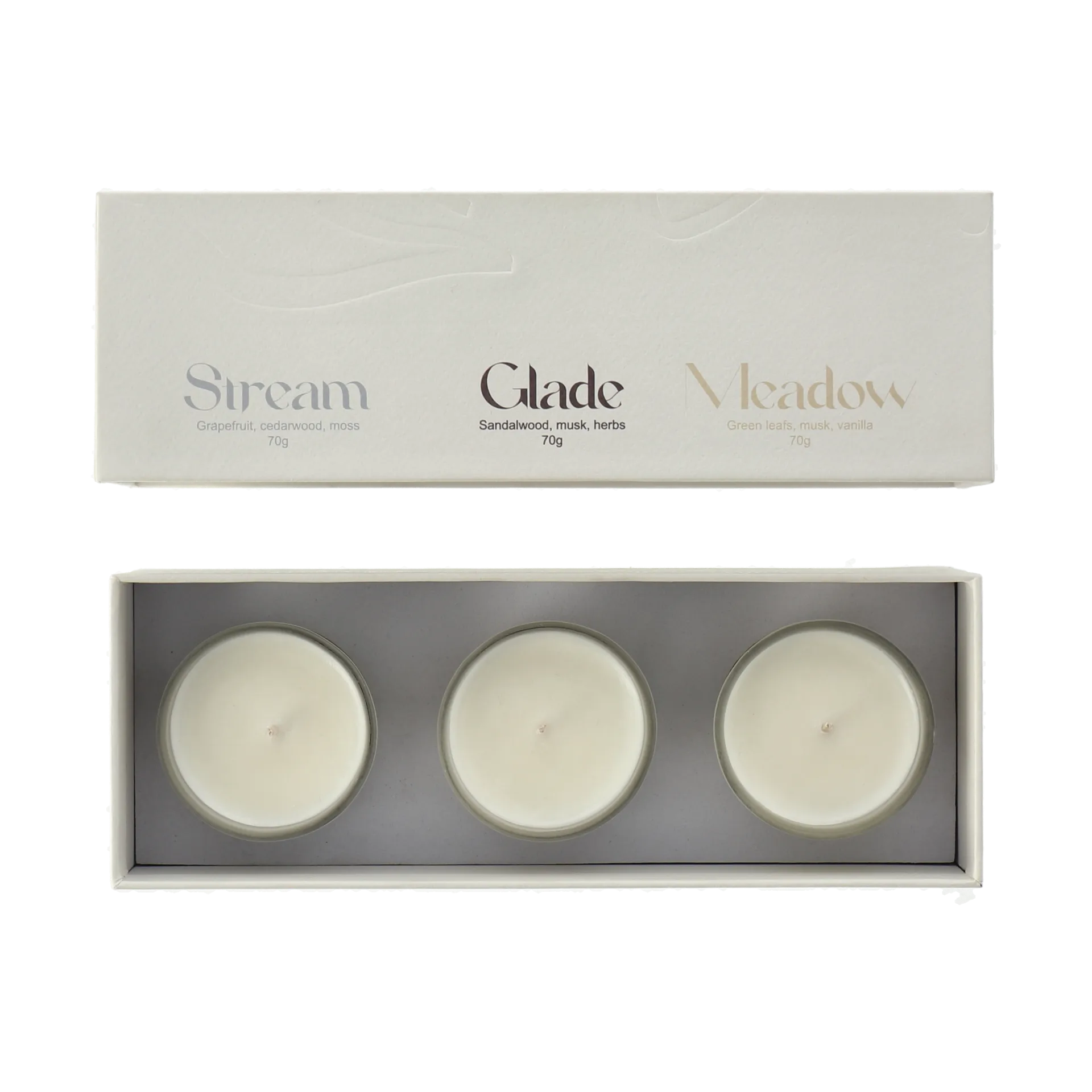 Gavepakke duftlys 3-pk
 Scandi Living