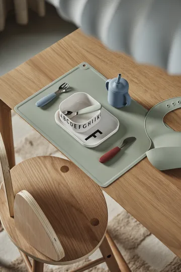 Idun kopp med sugerør silikon 120 ml - Blue - Scandi Living