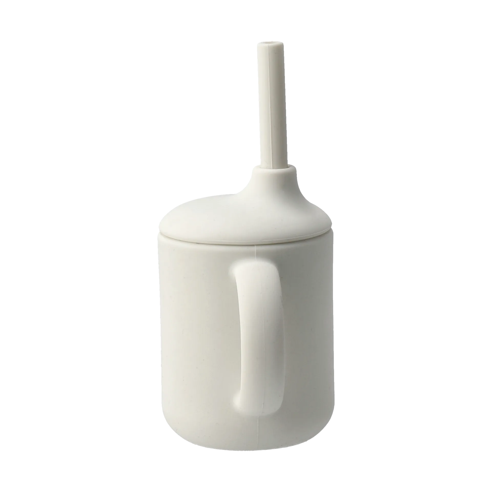 Idun kopp med sugerør silikon 120 ml, Vanilla Scandi Living