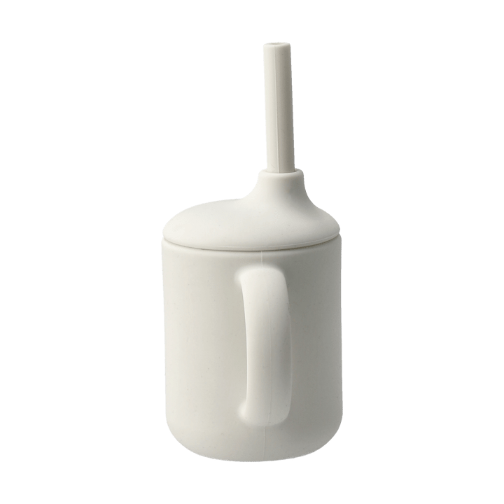 Idun kopp med sugerør silikon 120 ml, Vanilla Scandi Living