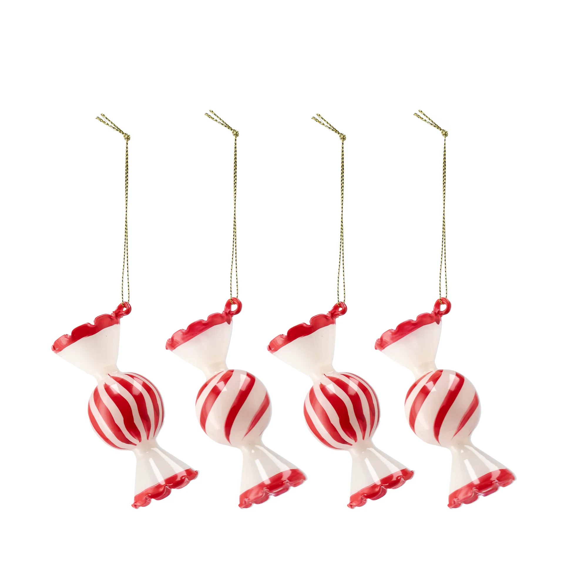 Jolly julekule 4-pk, Rød Scandi Living