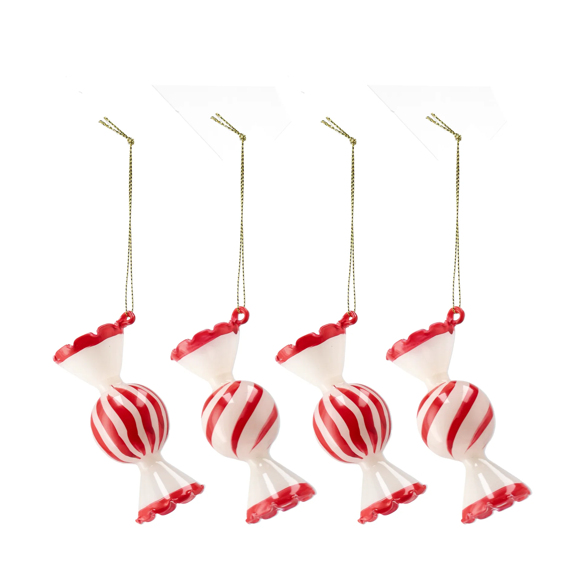 Jolly julekule 4-pk, Rød Scandi Living