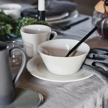 Kalk servisesett 16 deler - Hvit - Scandi Living