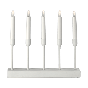 Kindle portabel adventslysestake 30 cm - Hvit - Scandi Living