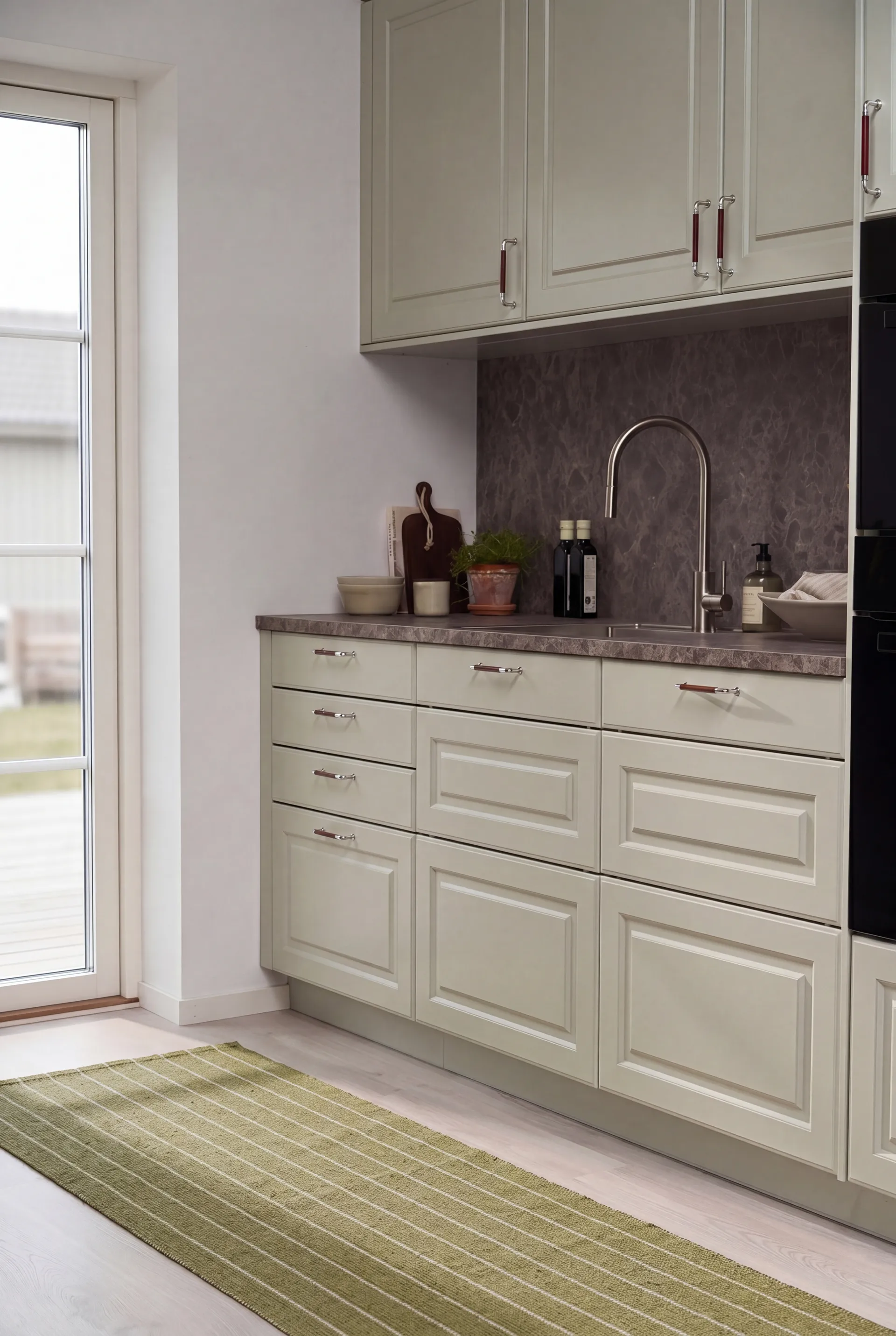 Lane løper, Olive green, 70x250 cm Scandi Living