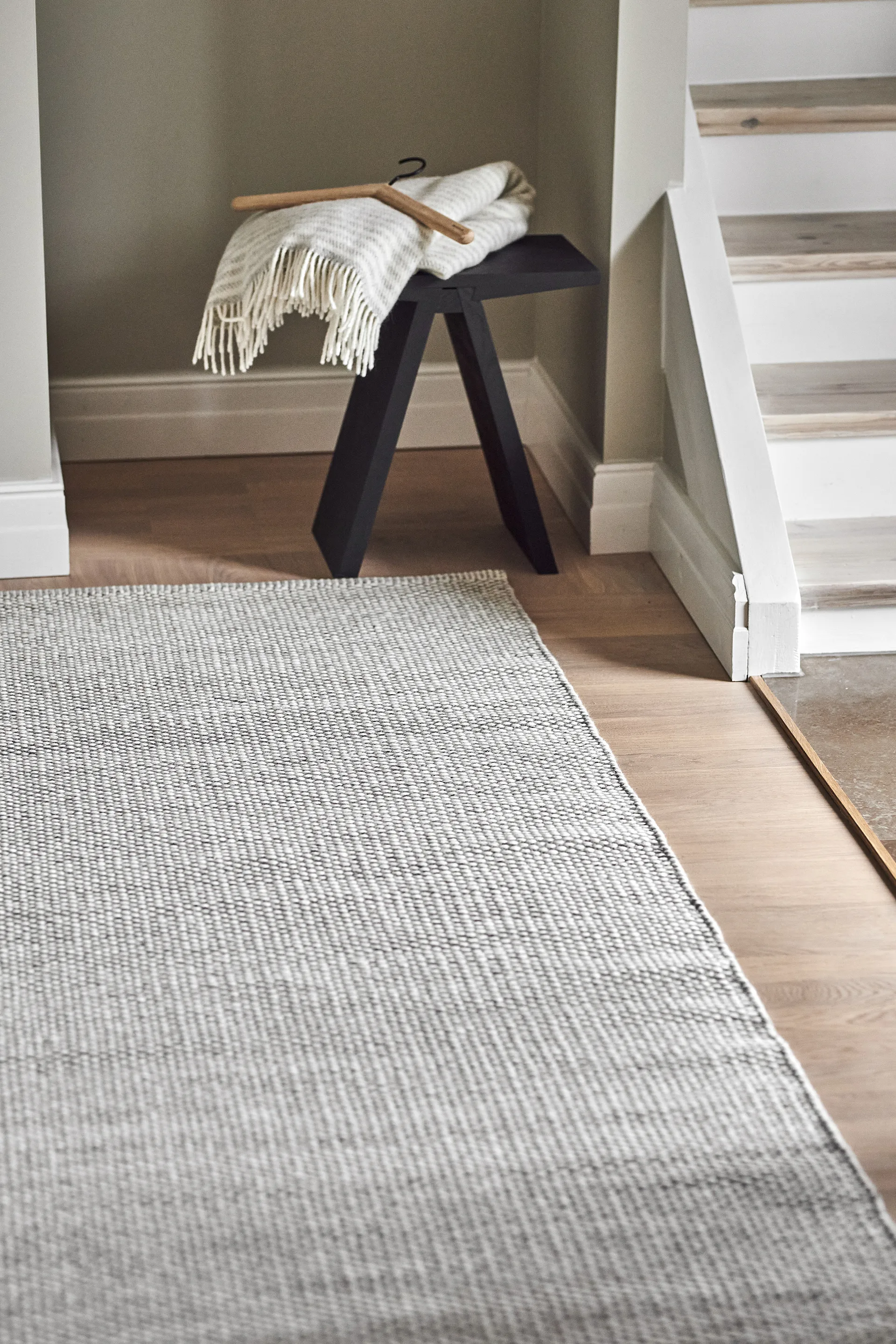 Lea ullteppe naturhvit, 170x240 cm Scandi Living