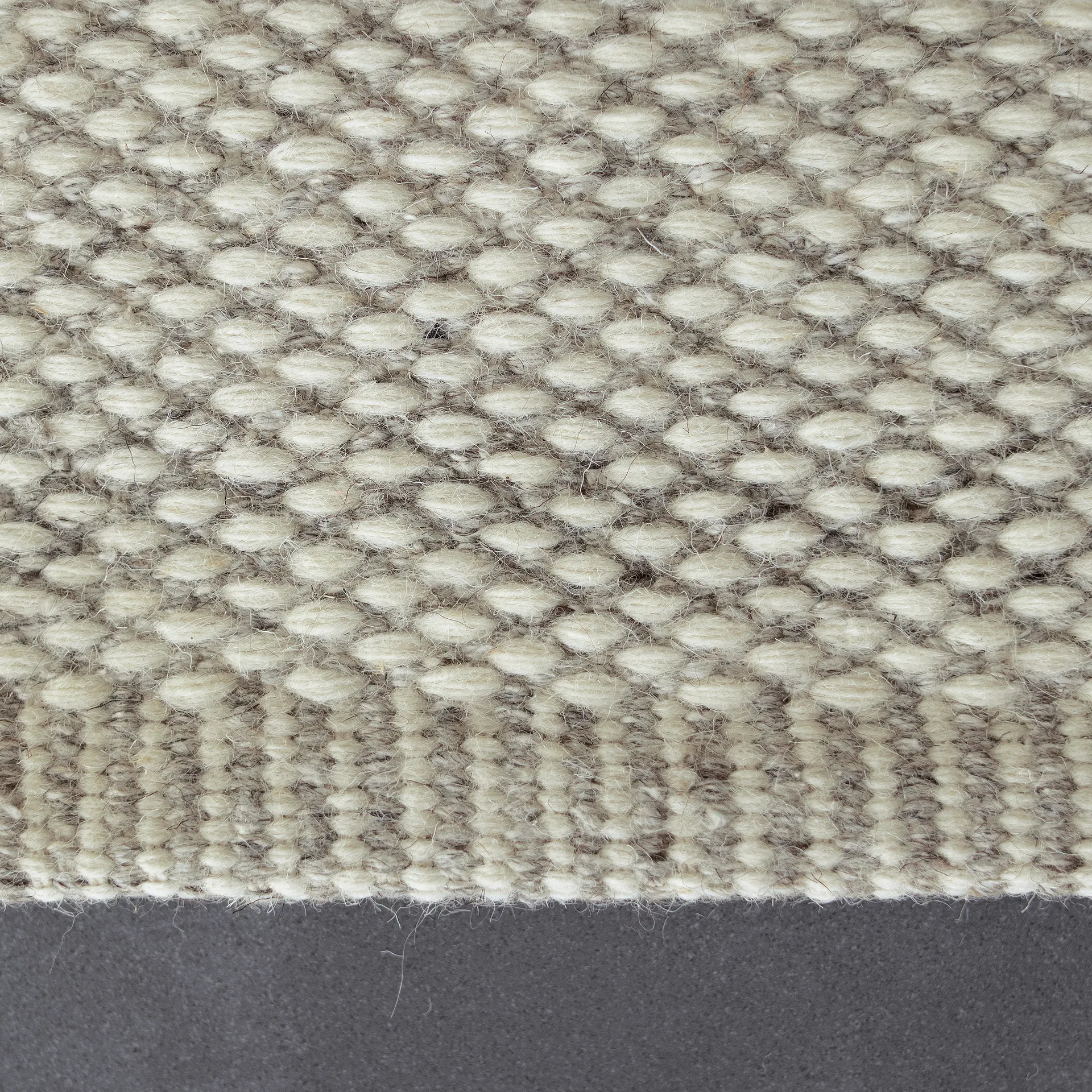 Lea ullteppe naturhvit, 80x240 cm Scandi Living