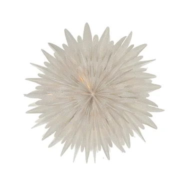 Luna adventsstjerne Ø80 cm 2-pakning - Hvit med prikker - undefined - Scandi Living